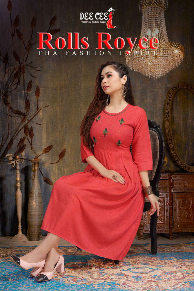 Rolls Royce Fancy Designer Ethnic Wear Anarkali Kurti Collection